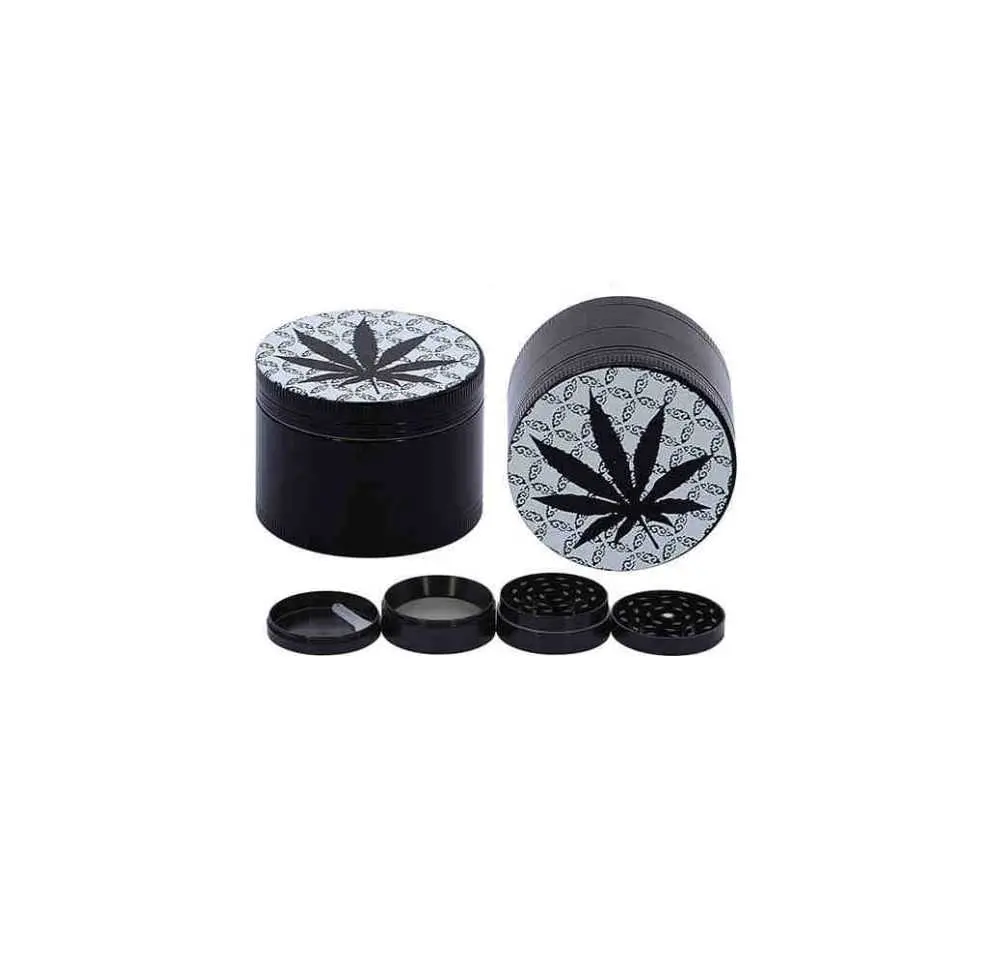 Młynek metalowy BLACK GANJA 4-częśćiowy 5cm