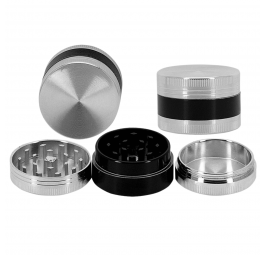 Młynek metalowy Silver 3-część 4cm