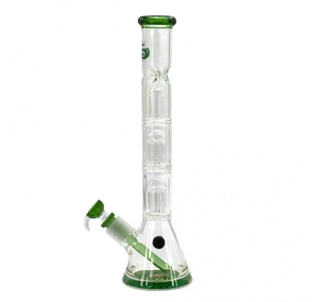 Bongo Grace Glass Triple Tree Arm Green 40cm 18,8 mm / 14,5 mm