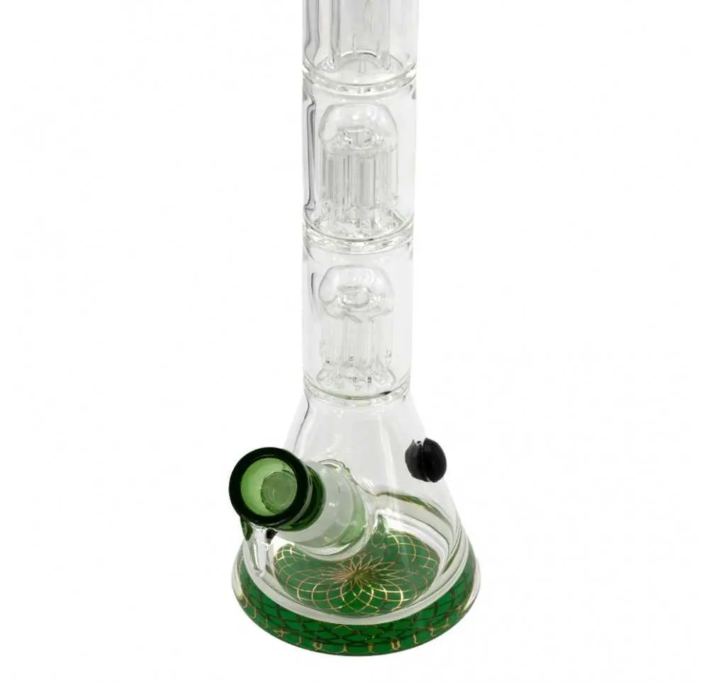 Bongo Grace Glass Triple Tree Arm Green 40cm 18,8 mm / 14,5 mm
