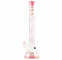 Bongo Grace Glass Golden Line Filtracja Różowe 48cm 29,2/18,8 mm