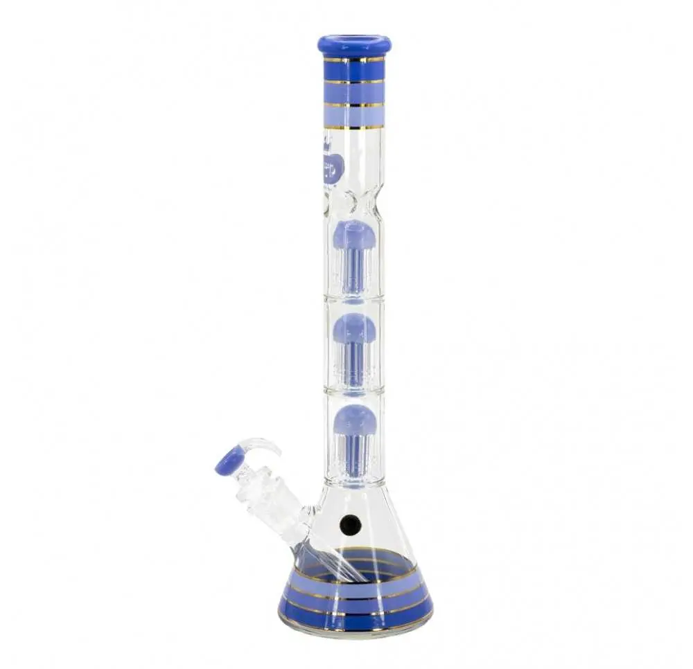 Bongo Grace Glass Potrójna Filtracja Niebieskie 48 cm 29,2/18,8 mm