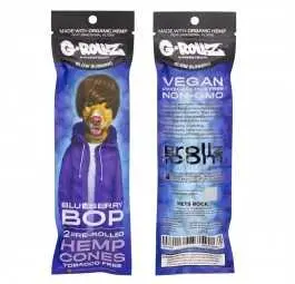 Skręcone Wrapy Konopne G-Rollz Blueberry Pop - 2 szt.