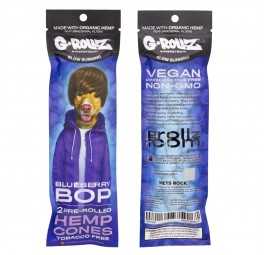 Wrapy Skręcone Konopne G-Rollz Blueberry Pop - 2 szt.