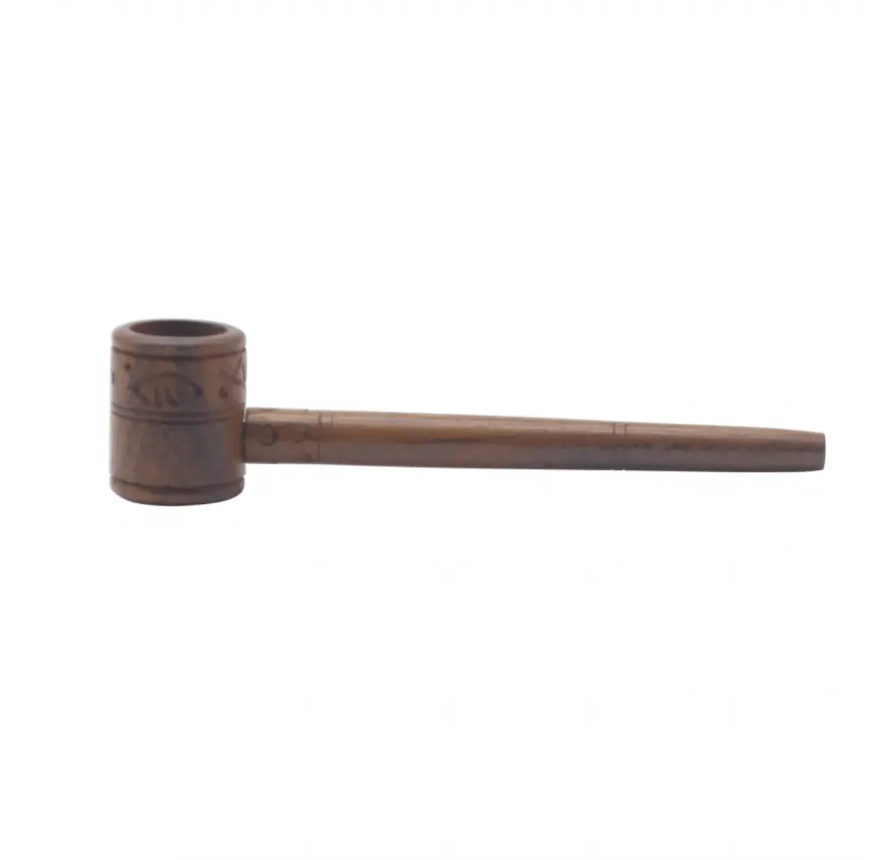 Fajka drewniana długa Brown 13cm