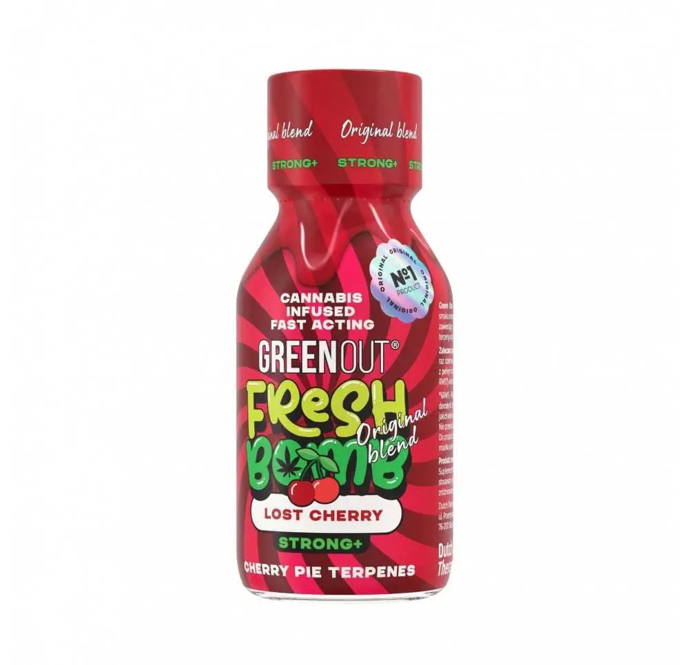 Shot konopny Green Out® Fresh Bomb Lost Cherry Strong+
