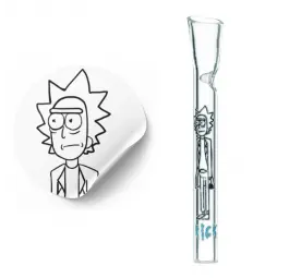 Lufka szklana z grafiką - Rick&Morty - Long  - 9cm