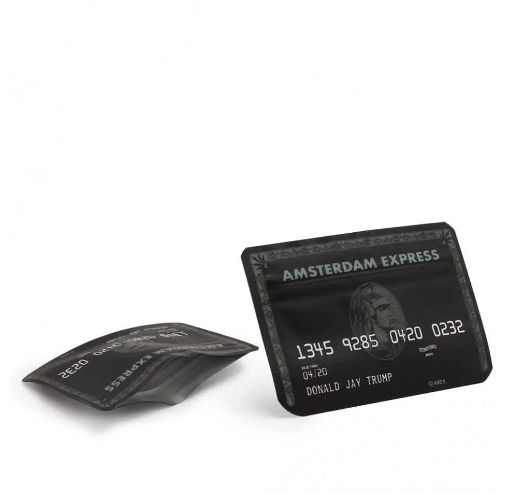 Torebka schowek Karta kredytowa 85x55mm - Czarna