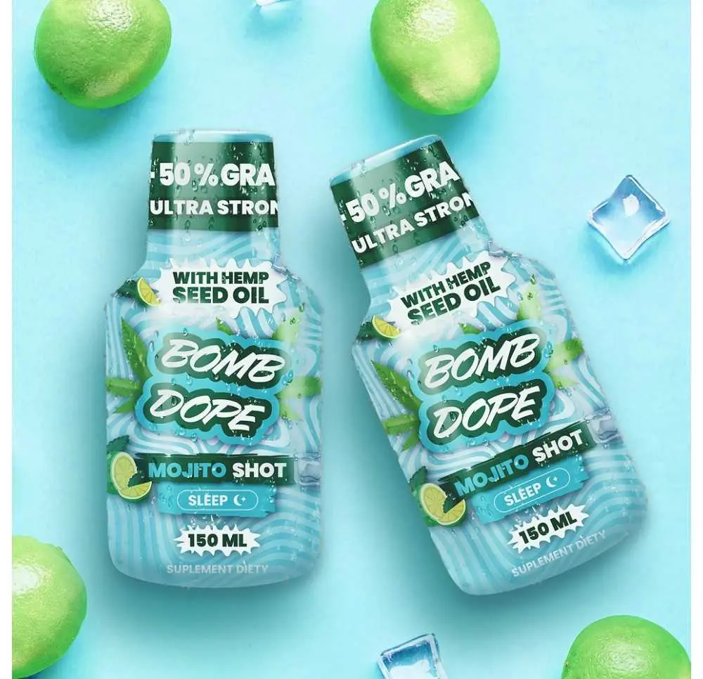 Shot Konopny BombDope Mojito 150ml