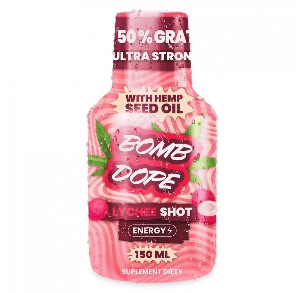 Shot Konopny BombDope Lychee 150ml