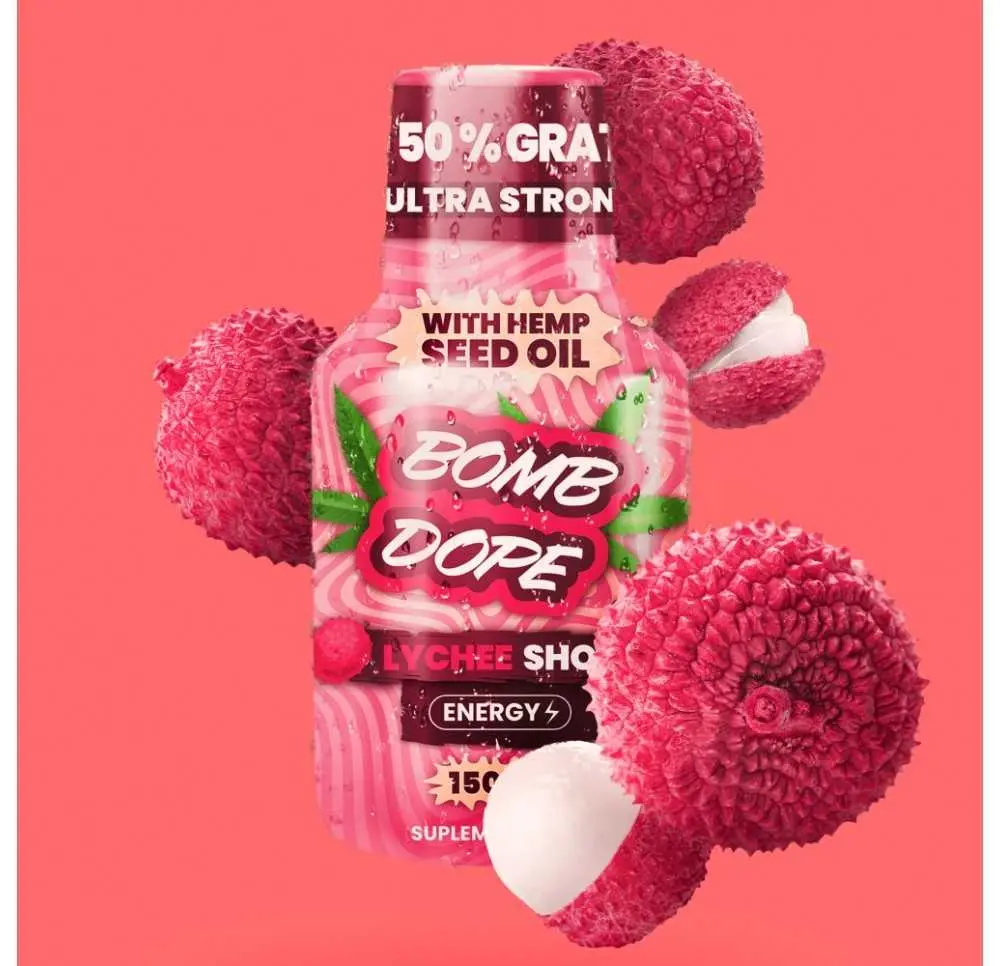 Shot Konopny BombDope Lychee 150ml