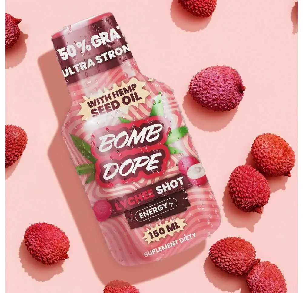 Shot Konopny BombDope Lychee 150ml