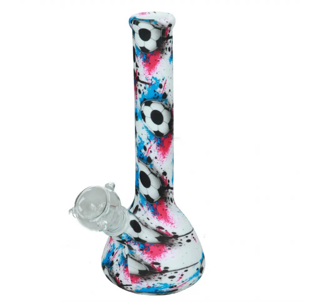 Bongo silikonowe SilMix 22 cm 14,5 mm MIX wzorów