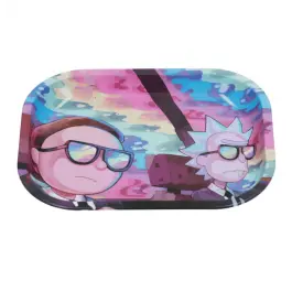 Tacka metalowa Psychedelic Rick 18x14 cm