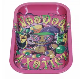 Tacka metalowa Voodoo Pink 27x16 cm