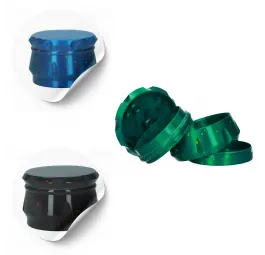 Młynek metalowy Dots 4 części 63 mm MIX kolor