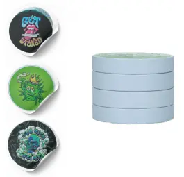 Młynek metalowo-akrylowy Abstract 4 części 63 mm MIX kolor