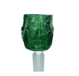 Cybuch szklany Head 14,5 mm zielony