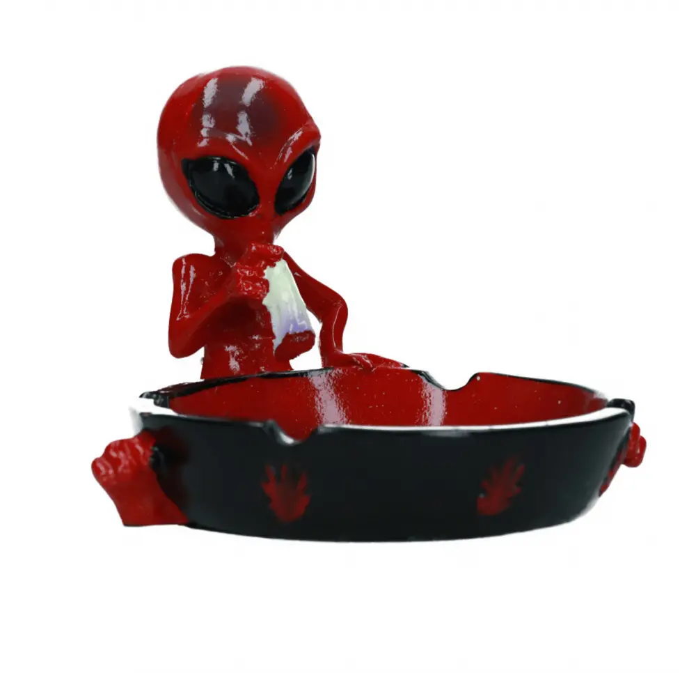 Popielniczka z żywicy epoksydowej Alien 12x9 cm MIX kolor