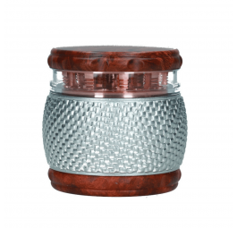 Młynek metalowo-akrylowy Rwanda 4 części 65 mm