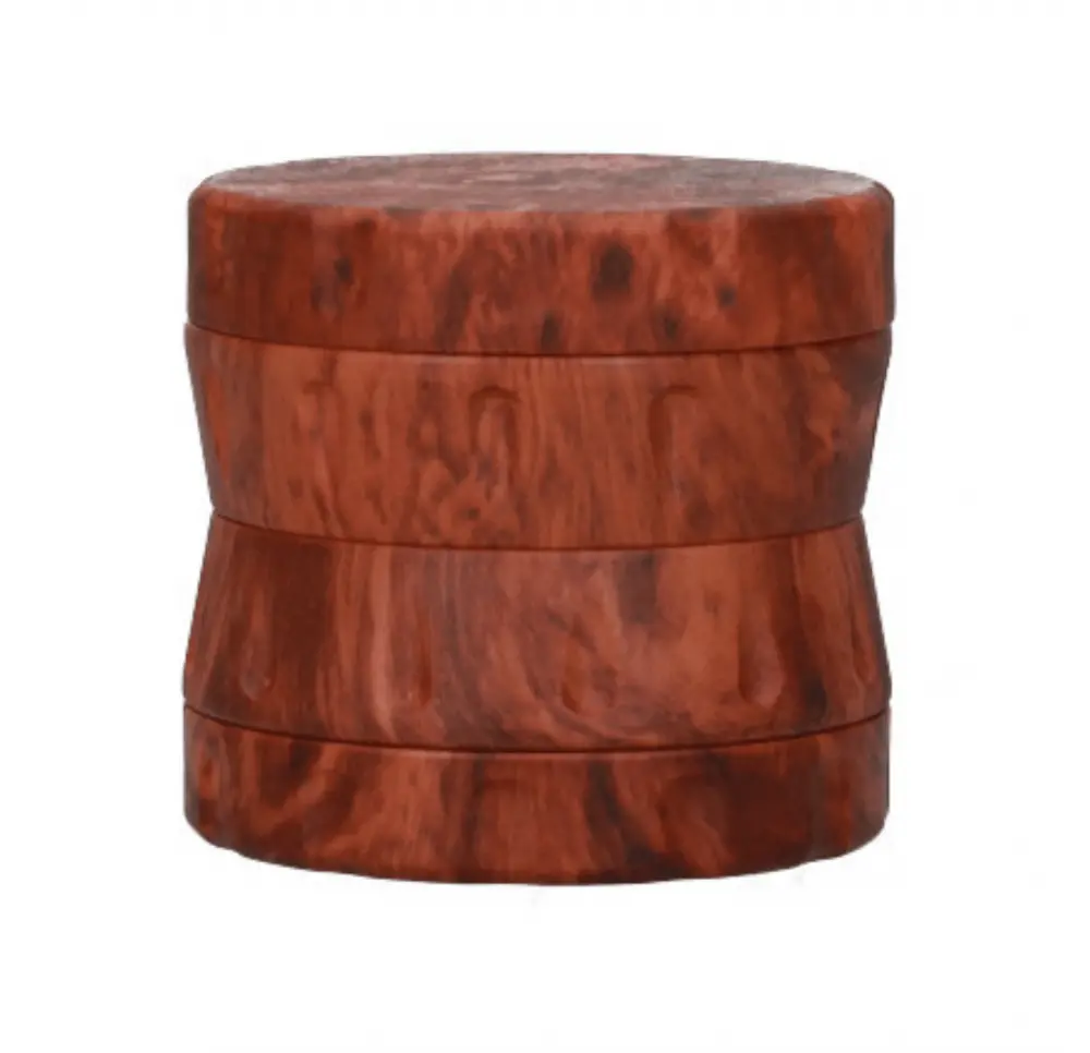 Młynek metalowo-drewniany Gwinea 4 części 52 mm MIX kolor