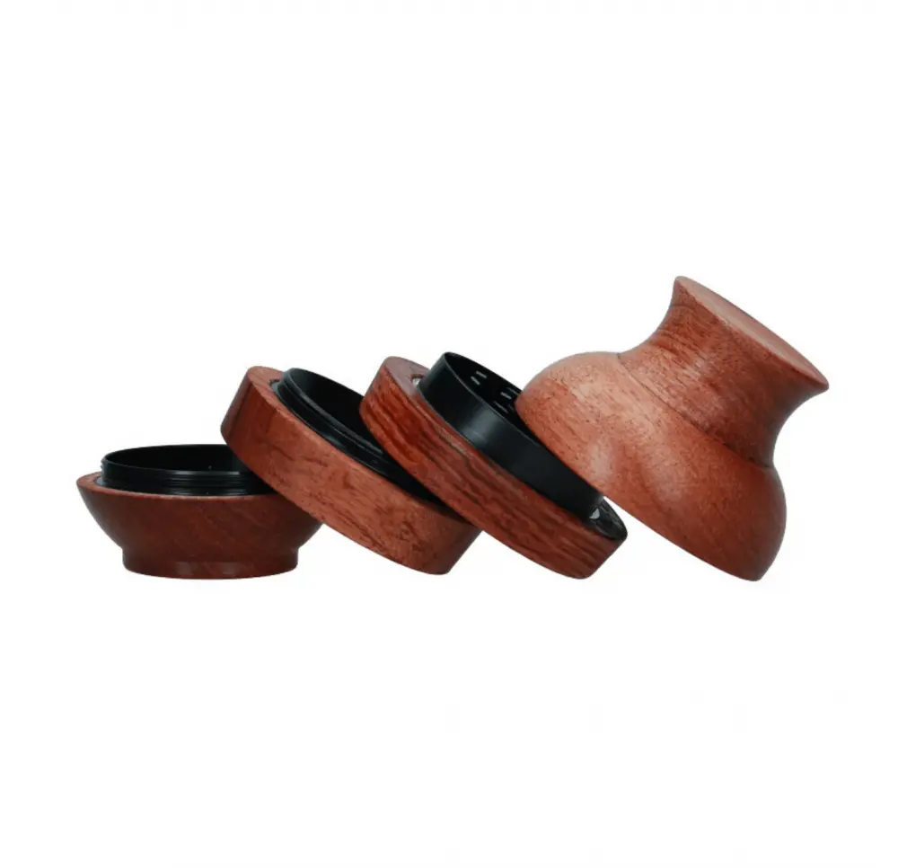 Młynek drewniano-metalowy Egipt 4 części 57 mm