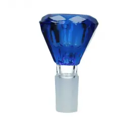 Cybuch szklany Diamond 14,5 mm niebieski