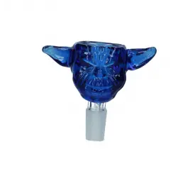 Cybuch szklany Yoda 14,5 mm niebieski