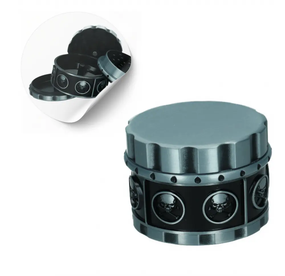 Młynek metalowy Carribean 4 części 63 mm