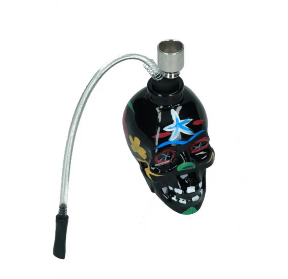 Fajka wodna Skull 13 cm MIX kolor