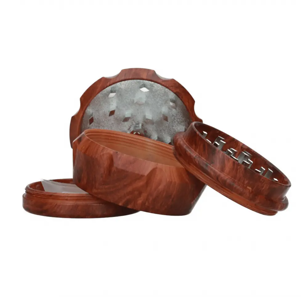 Młynek metalowo-drewniany Ghana 4 części 63 mm