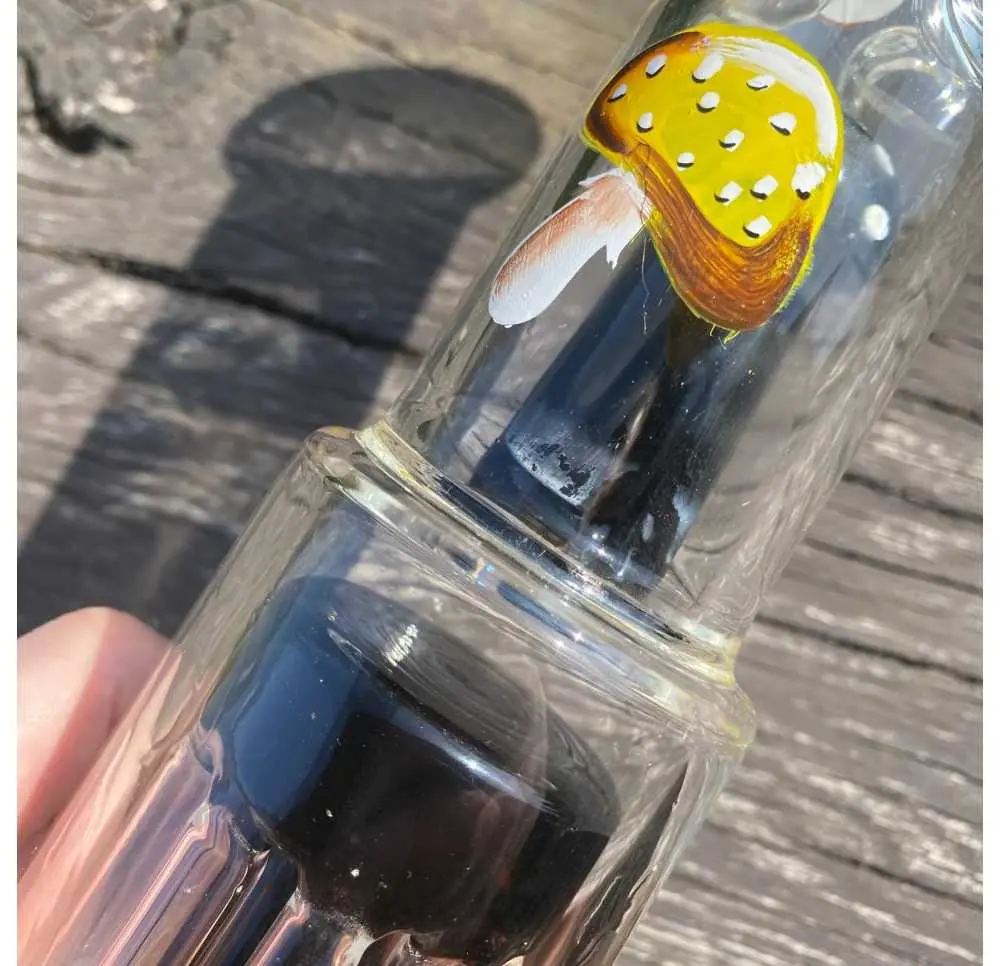 Bongo szklane Grace Glass MUSHROOMS - OUTLET - bongo + rurka