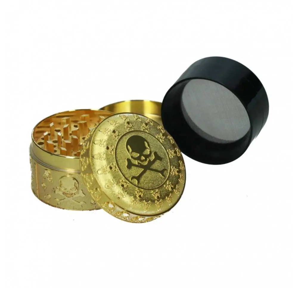 Młynek metalowy Pirat 4 części 52 mm MIX kolor