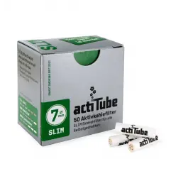 Filtry z węglem aktywnym ACTITUBE Slim 7 mm / 50 szt.