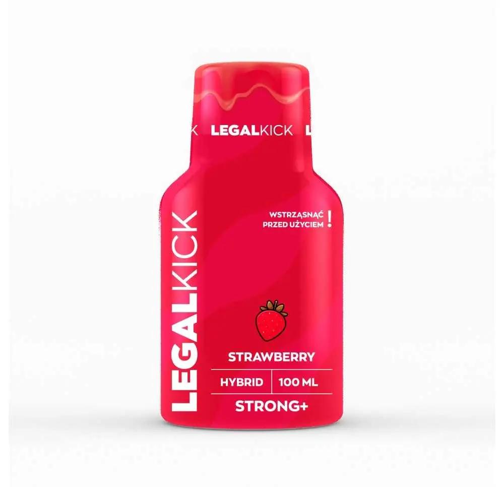 SHOT KONOPNY LEGAL KICK - STRAWBERRY STRONG +