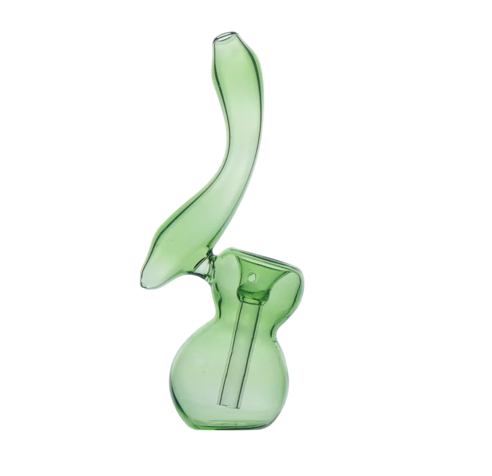 Mini bubbler szklany Greeny 13 cm