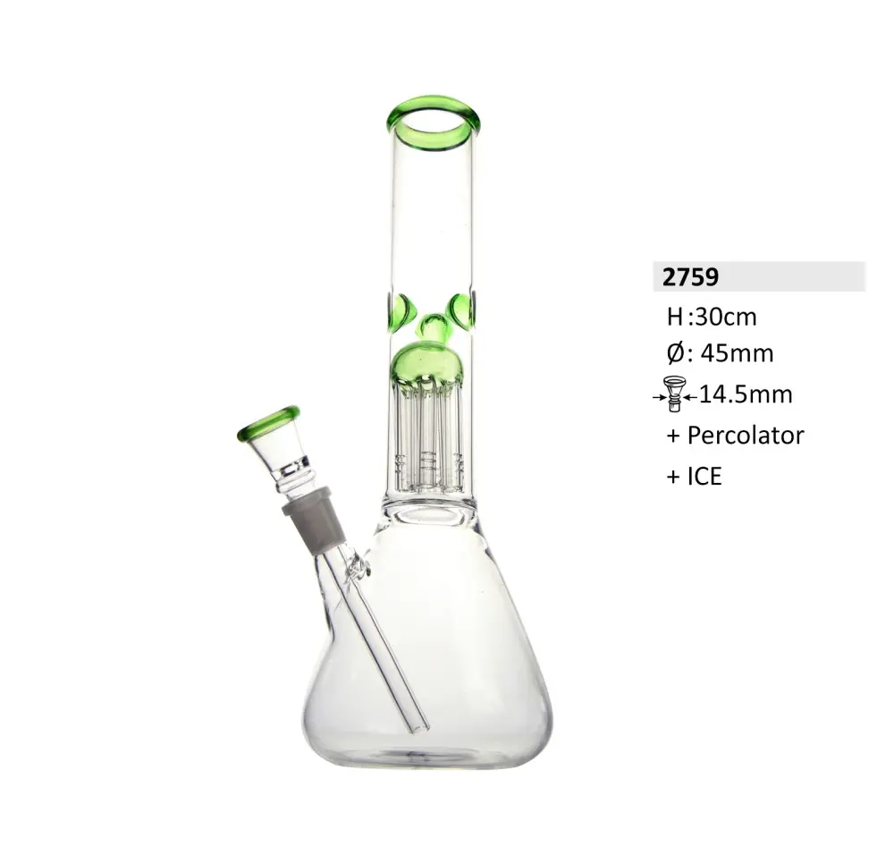 Bongo lodowe z filtracją Greeny 30 cm 14,5 mm