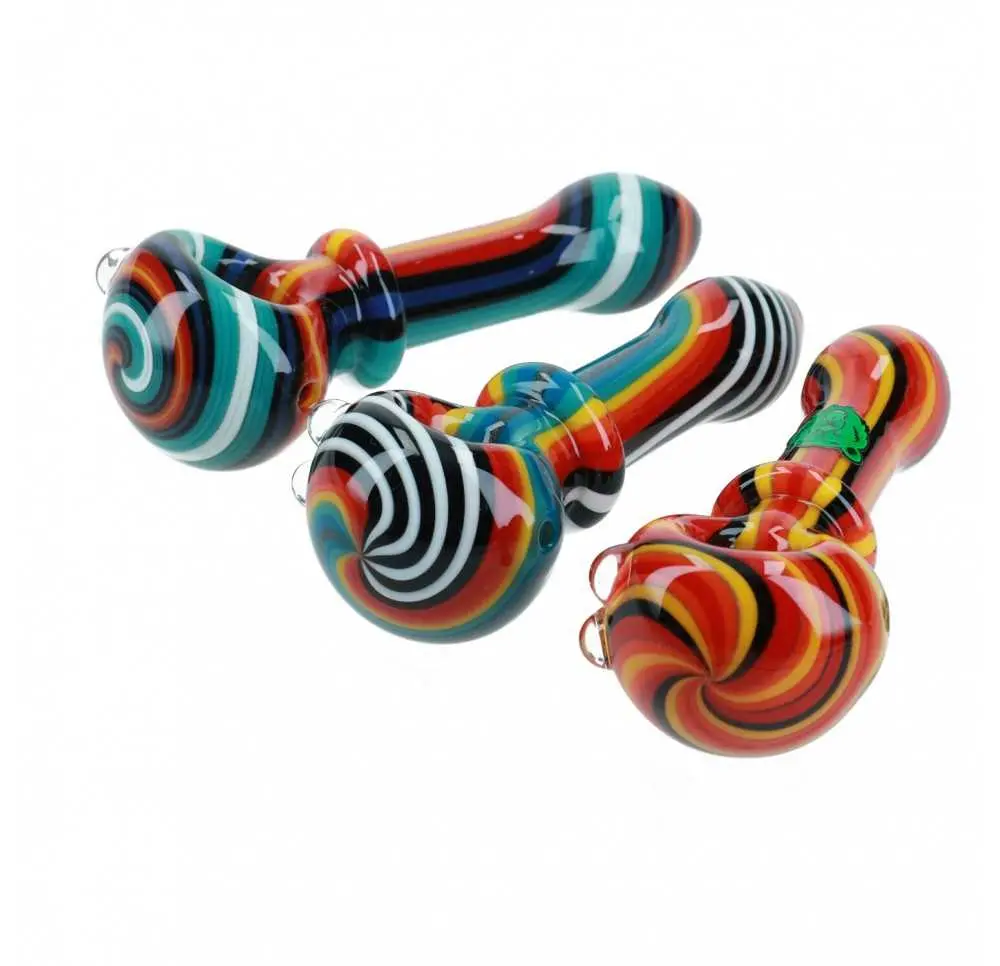 Lufka szklana bowl Swirl 12cm MIX kolor