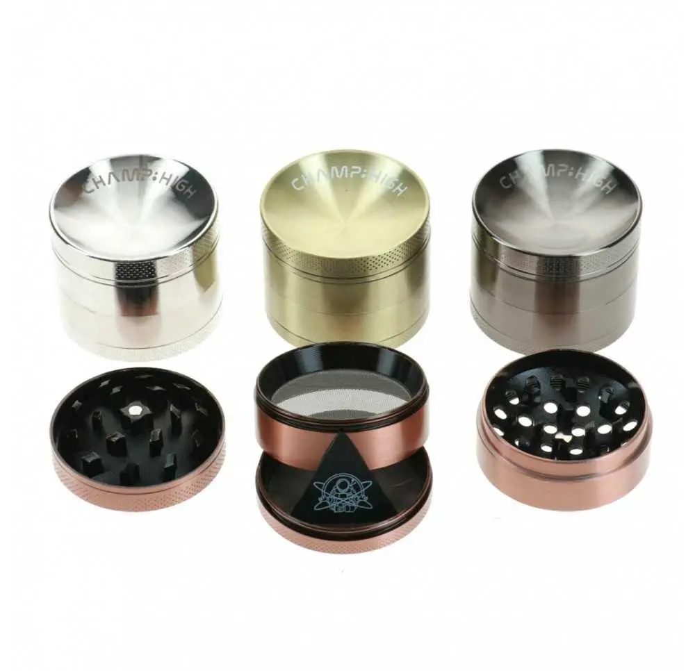 Młynek metalowy Champ High 4 części 50 mm MIX kolor