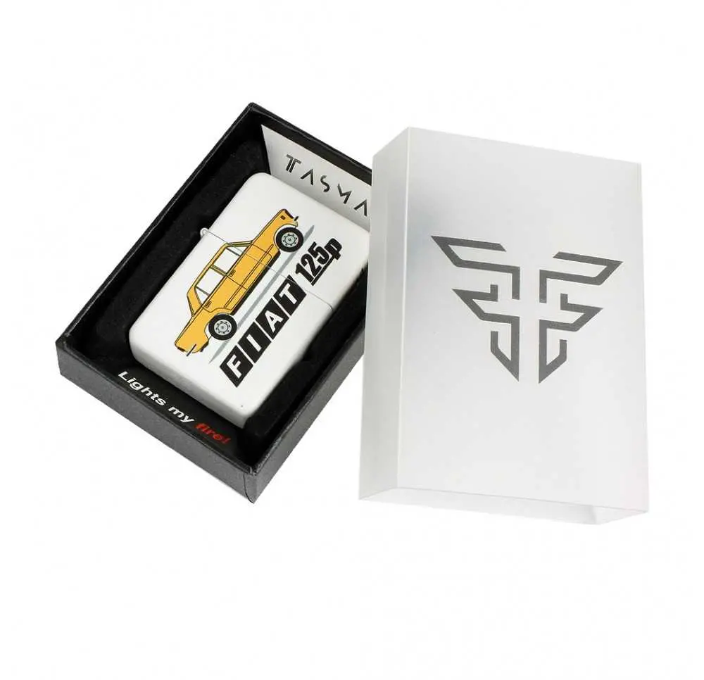 Zapalniczka benzynowa Tasman Nostalgia PRL Fiat 125p