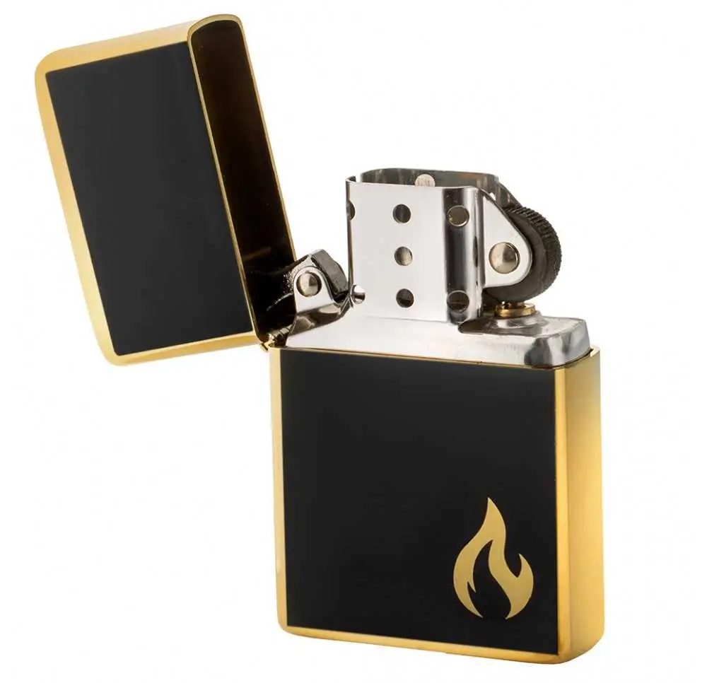 Zapalniczka benzynowa Tasman BRASS Płomień