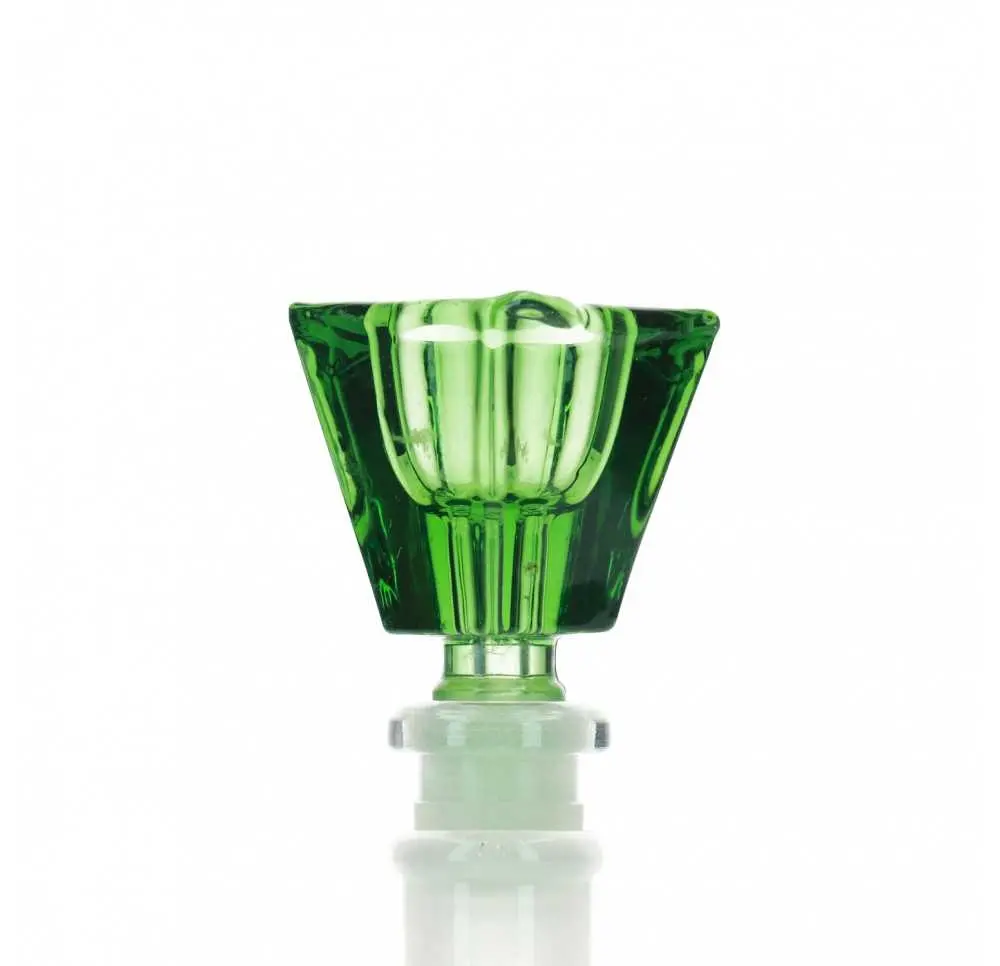 Cybuch krótki Trapez 14,5 mm - Zielony - Mini przelot