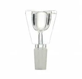 Cybuch krótki Trapez 14,5 mm przezroczysty - Mini przelot