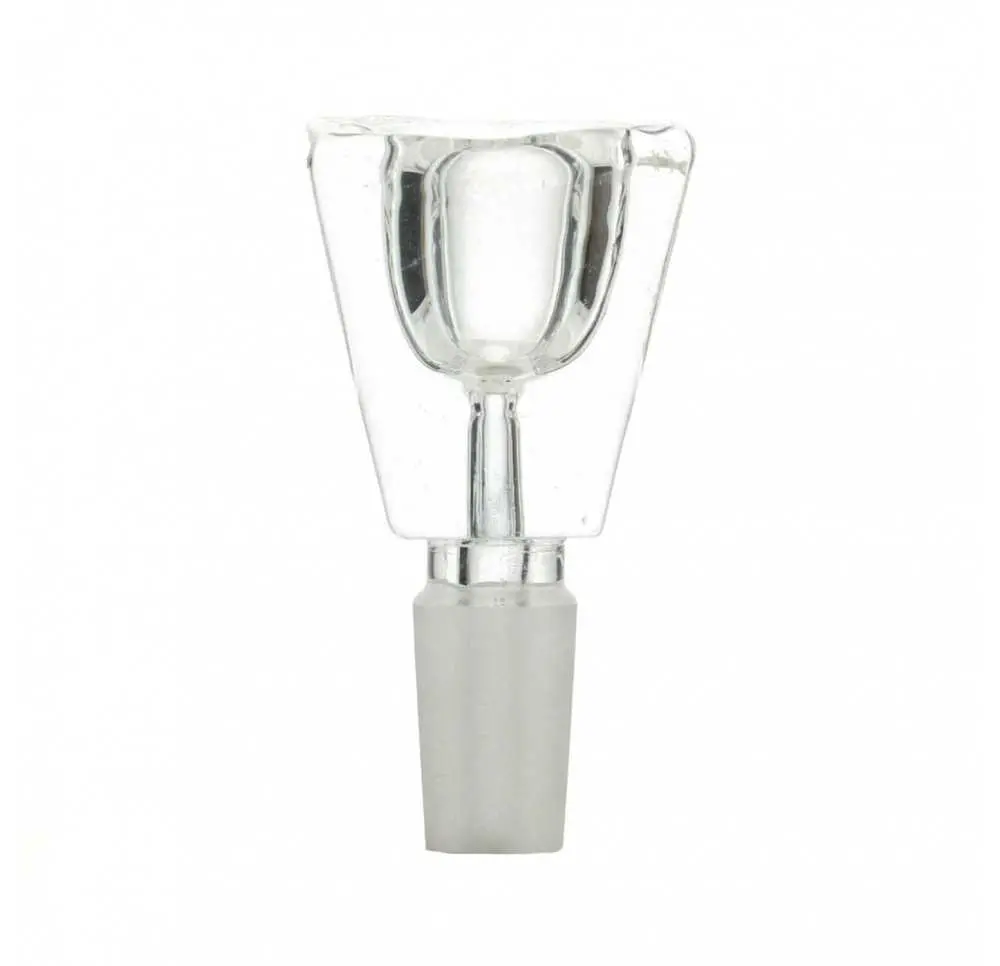 Cybuch krótki Trapez 14,5 mm przezroczysty - Mini przelot