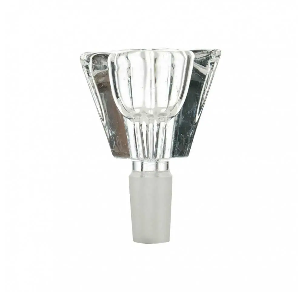 Cybuch krótki Trapez 14,5 mm przezroczysty - Mini przelot