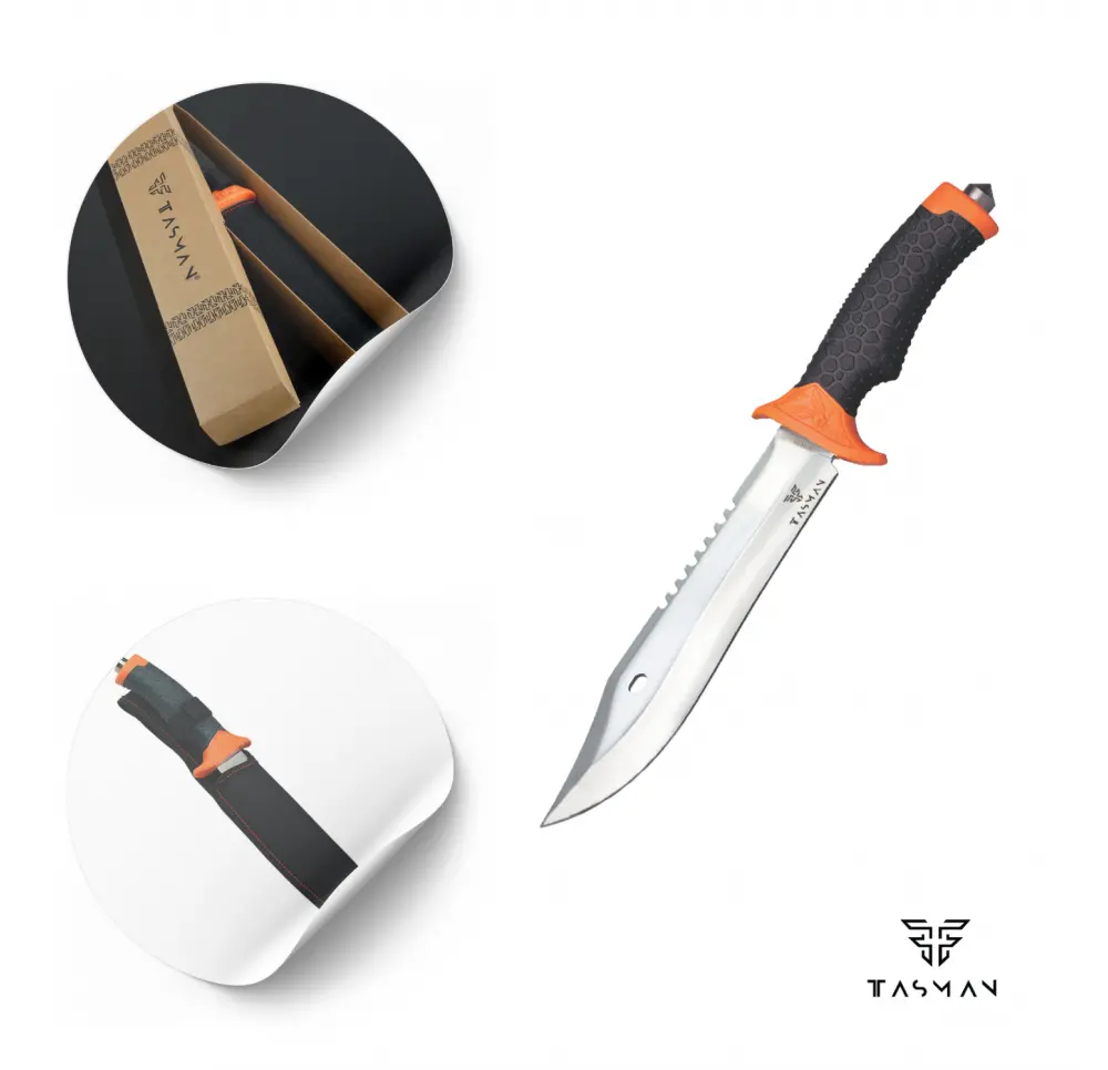Nóż survivalowy z głownią stałą Tasman RESCUE II