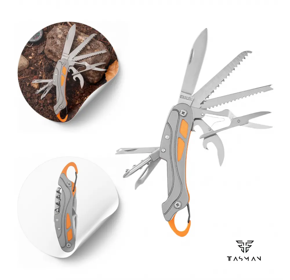 Scyzoryk Tasman 14 funkcji z karabińczykiem