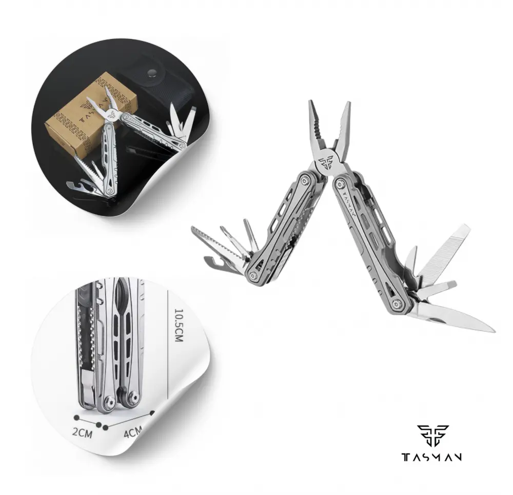 Multitool TASMAN 13 funkcji srebrny