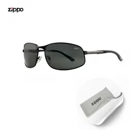 Okulary ZIPPO czarne, zielone szkła