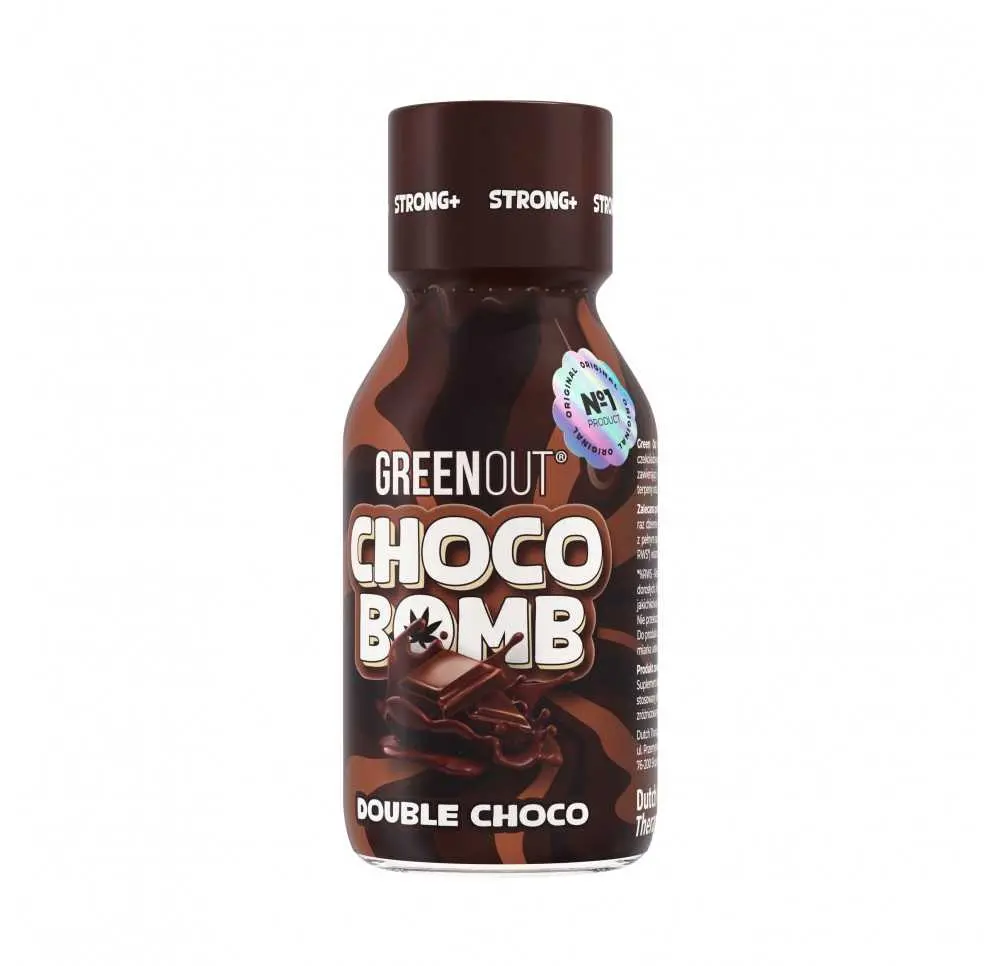 Green Out Choco Bomb Double Choco Shot konopny